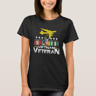 Camiseta Veterano de Vietnam B 52 Stratofortress Bomber Pla