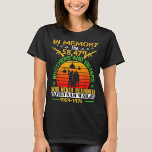 Camiseta Veterano De Vietnam En Memoria Del Regalo De La Gu