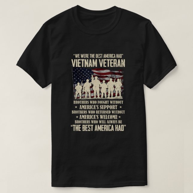 Camiseta Veterano de Vietnam: Lo mejor de los Estados Unido (Diseño del anverso)