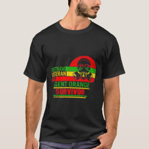 Camiseta Veterano De Vietnam Y Agente Naranja Sobreviviente