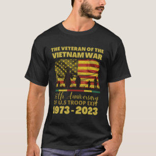 Camiseta Veterano Del 50 Aniversario De La Guerra De Vietna