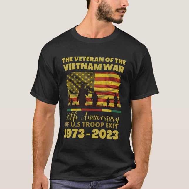 Camiseta Veterano Del 50 Aniversario De La Guerra De Vietna (Anverso)