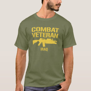 Camiseta Veterano del combate de IRAQ