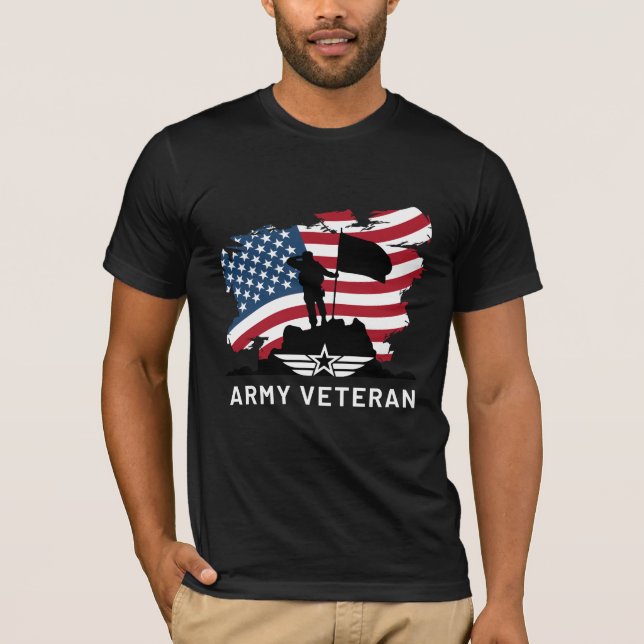 Camiseta Veterano del ejército (Anverso)