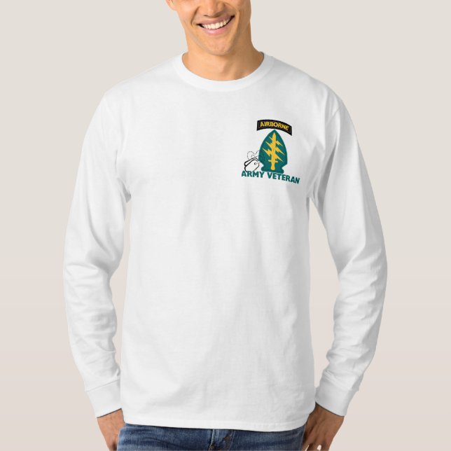 Camiseta Veterano del ejército - fuerzas especiales (Anverso)