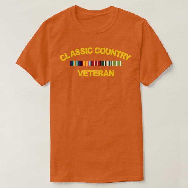 Camiseta Veterano del país clásico (Diseño del anverso)