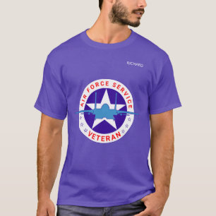Camiseta Veterano del servicio de la Fuerza Aérea elegante