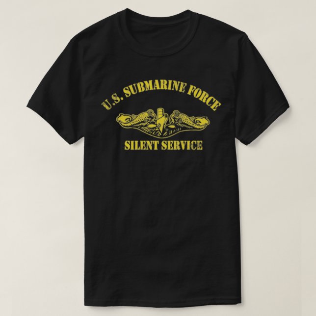 Camiseta Veterano del Servicio de Silencio Submarino de EE. (Diseño del anverso)