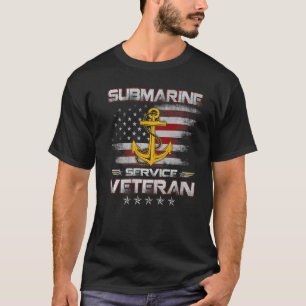 Camiseta Veterano del Servicio Submarino de Estados Unidos 