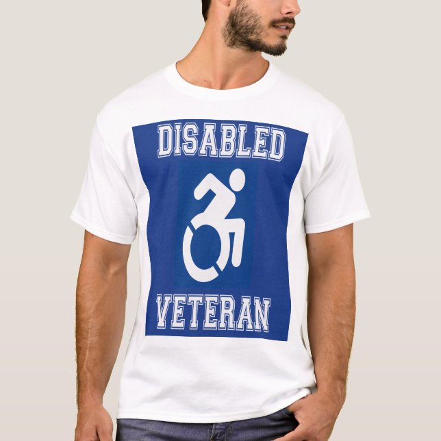 Camiseta Veterano discapacitado (Anverso)