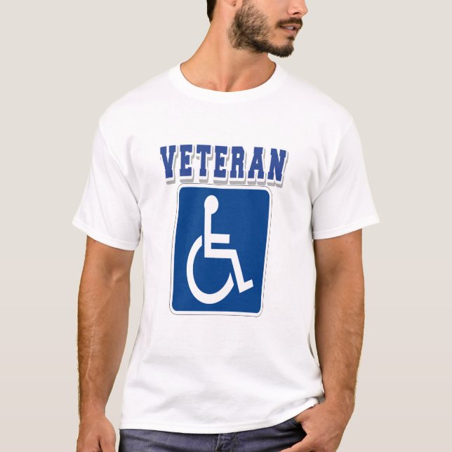 Camiseta Veterano discapacitado (Anverso)