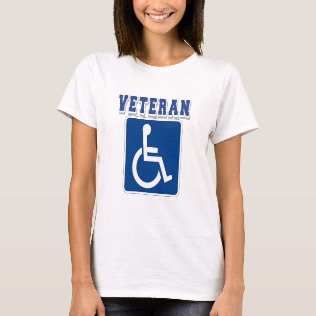 Camiseta Veterano discapacitado (Anverso)