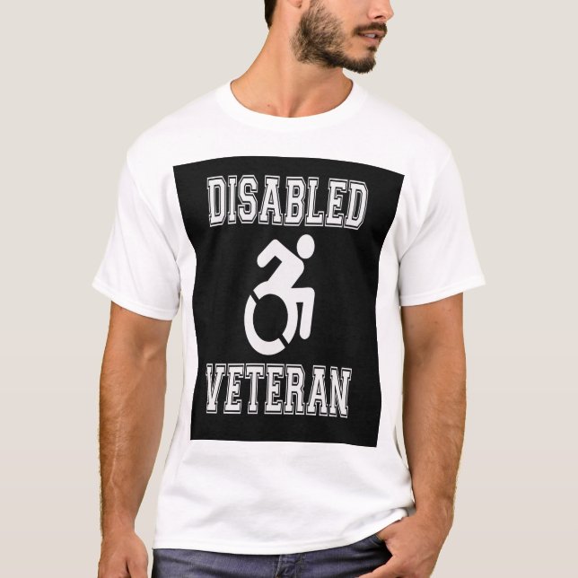 Camiseta Veterano discapacitado (Anverso)