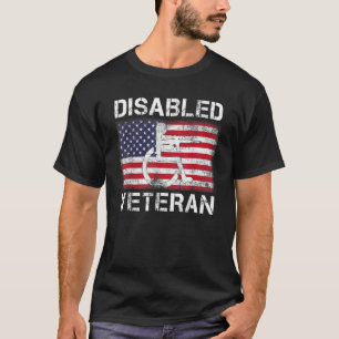 Camiseta Veterano Discapacitado Para Papá Abuelo Veterano E