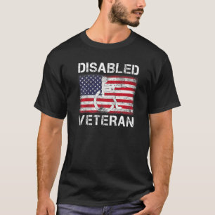Camiseta Veterano Discapacitado Para Papá Abuelo Veterano E