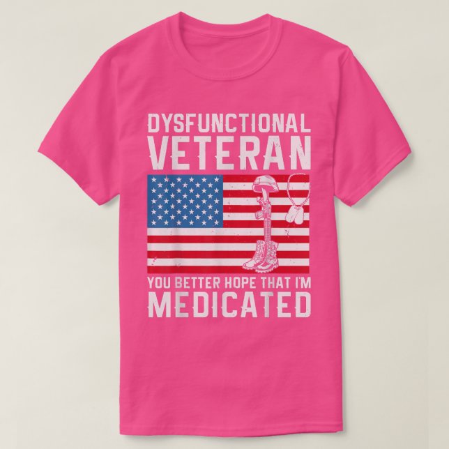 Camiseta Veterano disfuncional (Diseño del anverso)