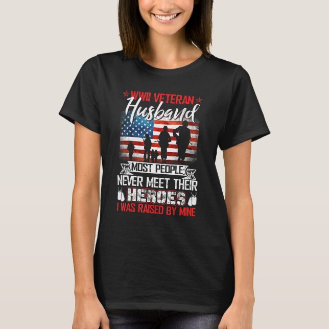Camiseta Veterano esposo de Wwii La Mayoría De La Gente Nun (Anverso)