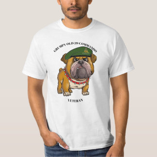 Camiseta Veterano gruñón del 29 Commando de la Artillería R
