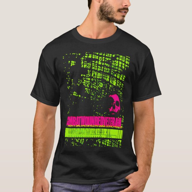 Camiseta veterano herido en combate (Anverso)