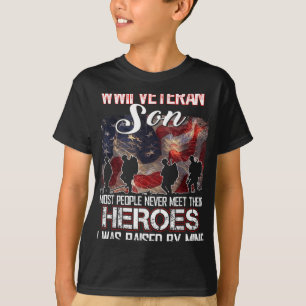 Camiseta Veterano Hijo de Wwii La Mayoría De La Gente Nunca