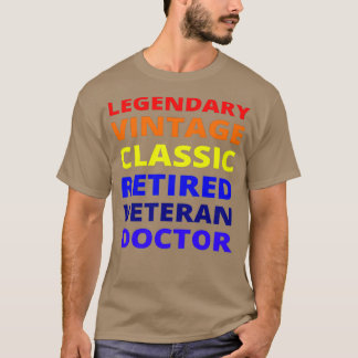 Camiseta Veterano Médica retirado de la época