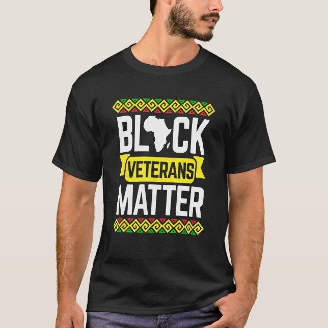 Camiseta Veterano militar del Mes de la Historia Negra (Anverso)