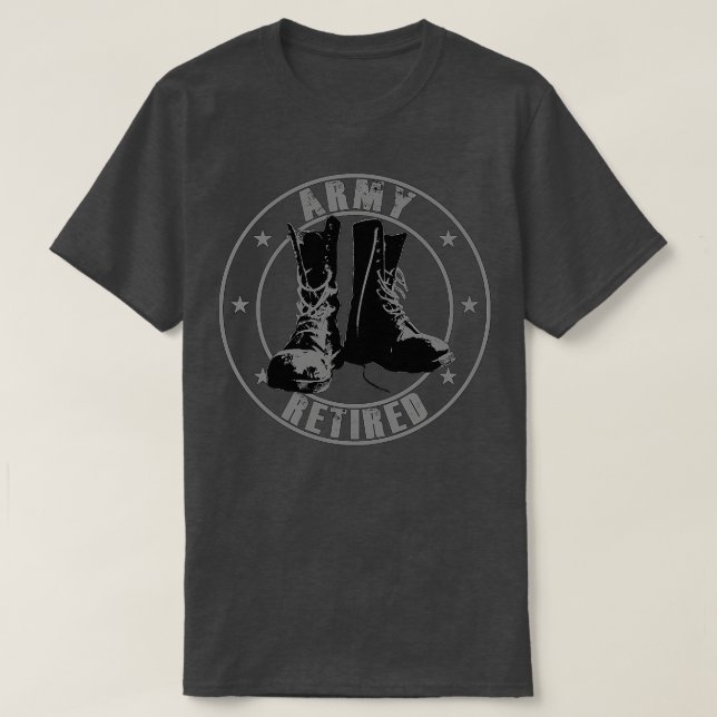 Camiseta Veterano militar jubilado (Diseño del anverso)
