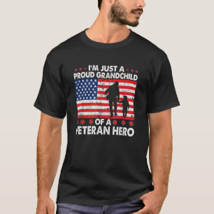 Camiseta Veterano nieto América Bandera Veterano Patriótico