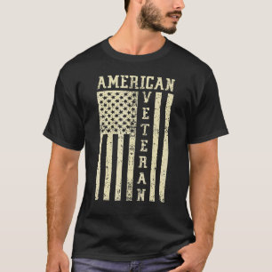 Camiseta Veterano norteamericano soldado de vintage de band