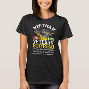 Camiseta Veterano novio vietnamita criado por mi Hero Milit