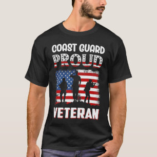 Camiseta Veterano orgulloso de la guardia costera