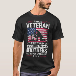 Camiseta Veterano orgulloso honra a todos los que sirvieron