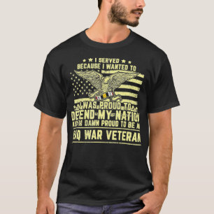 Camiseta Veterano orgulloso Operación Iraq de la OIF 