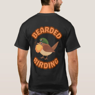 Camiseta Veterano pájaro con barba verde de Beret