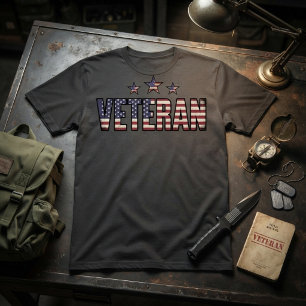 Camiseta Veterano Patriota USA
