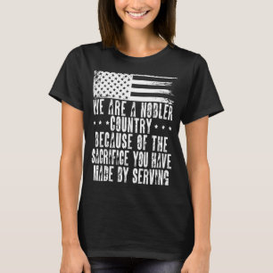 Camiseta Veterano Patriótico de Combate de las Fuerzas Arma