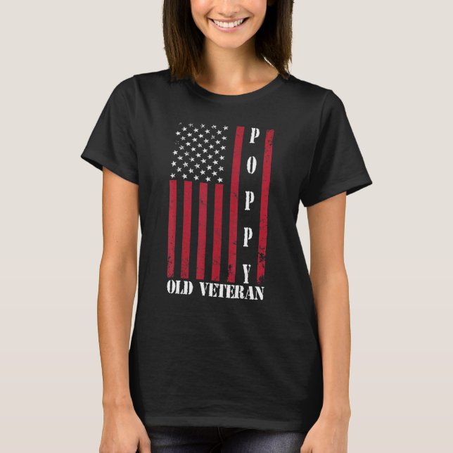 Camiseta Veterano Retirado De Ee. Uu. (Anverso)