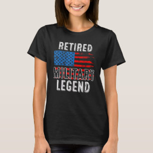 Camiseta Veterano soldado estadounidense retirado R