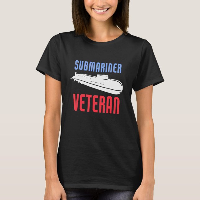 Camiseta Veterano Submarinero De Ee.Uu. (Anverso)