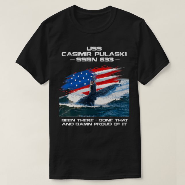 Camiseta Veterano submarino (Diseño del anverso)