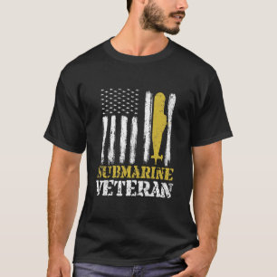 Camiseta Veterano submarino de la marina estadounidense cos