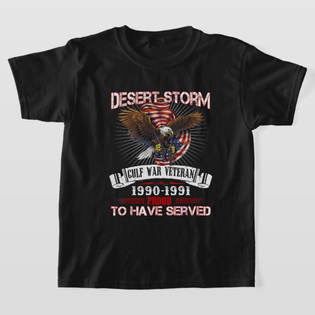 Camiseta Veterano veterano de la tormenta del desierto en c (Distribución)