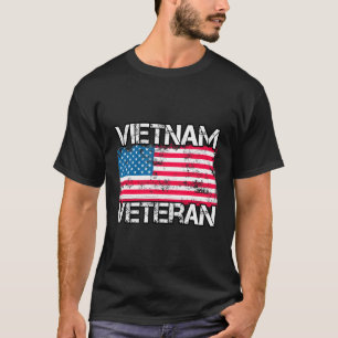 Camiseta Veterano veterano veterinario militar de la bander