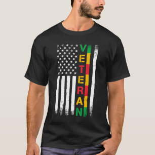 Camiseta Veterano Vietnam Bandera Americana Patriótica 4 de