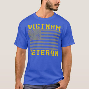 Camiseta Veterano Vietnam de la bandera de los Estados Unid