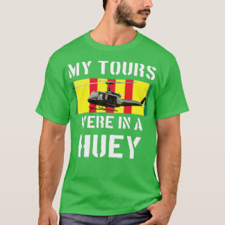 Camiseta Veterano Vietnam Veterano UH-1 Huey Helicopt