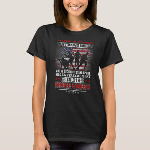 Camiseta Veterano y orgulloso ejército enseñé a mi nieto có