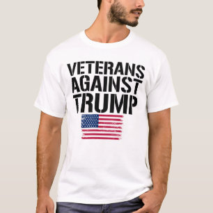 Camiseta Veteranos contra los veteranos de Trump