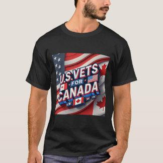 Camiseta Veteranos de EE. UU. Para Canadá Hermanos En Armas