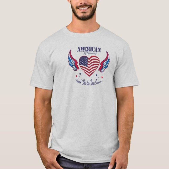 Camiseta Veteranos de Estados Unidos (Anverso)